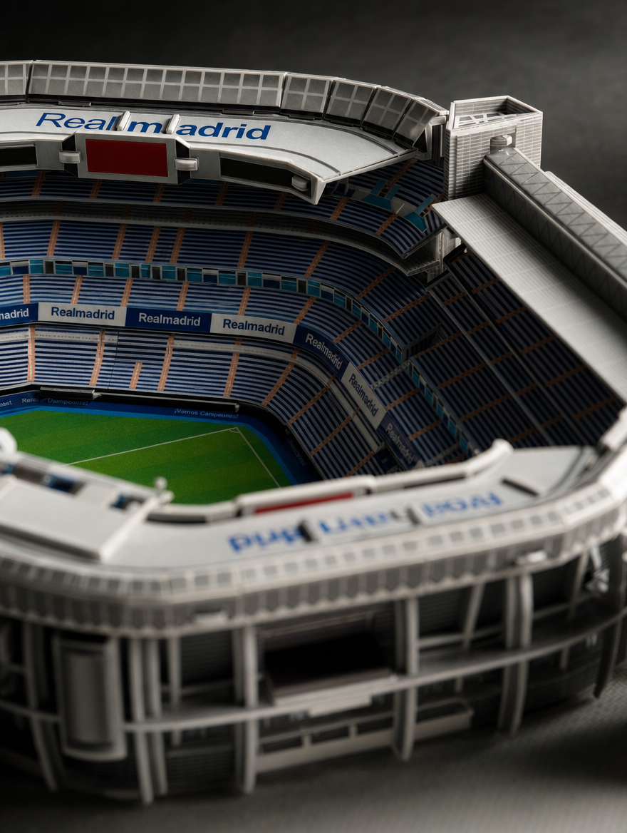 Santiago Bernabeu 3D Stadium Model