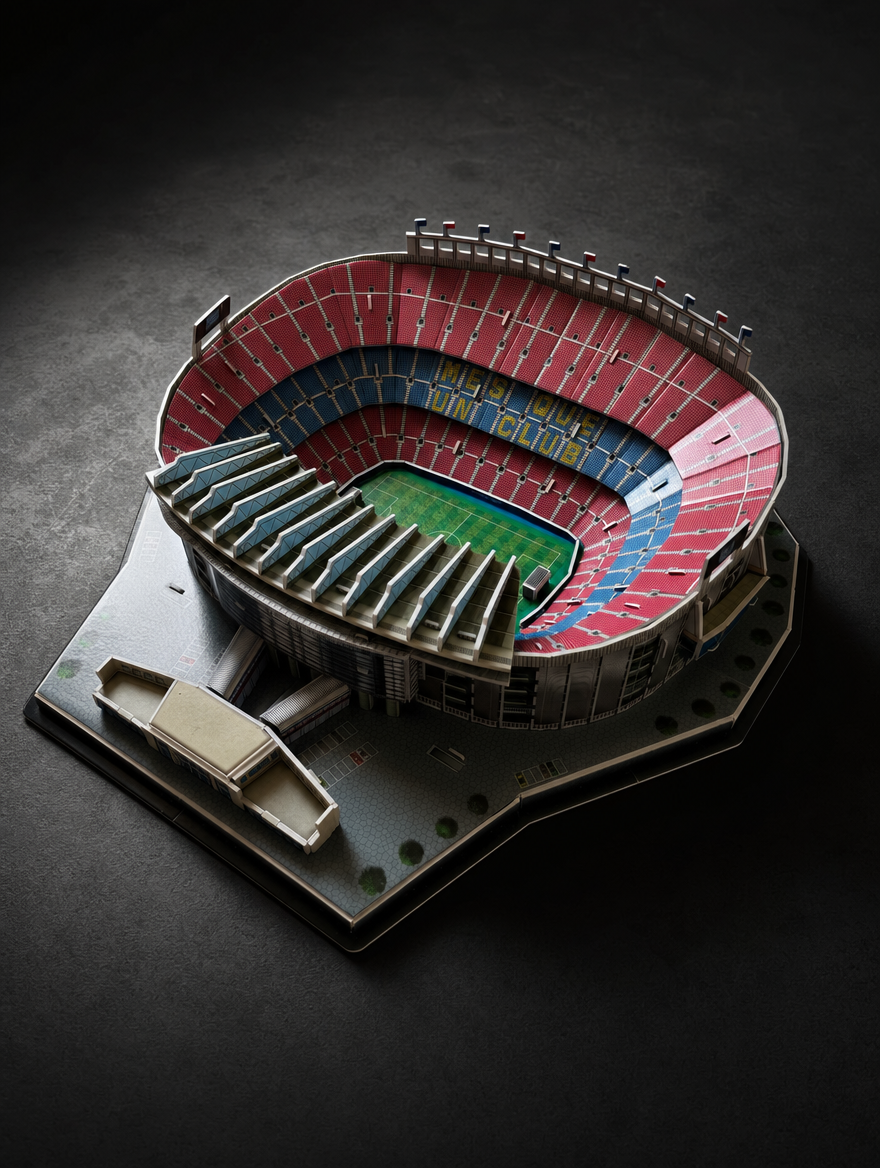 Camp Nou 3D Stadium Model